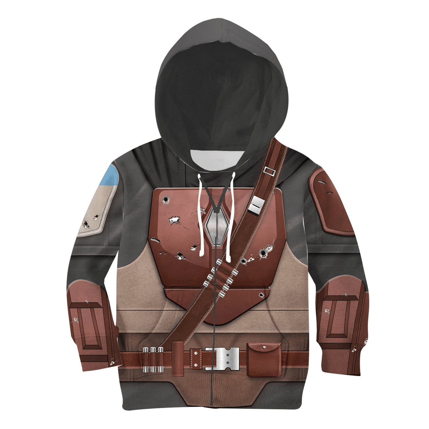 CustomsPig Mandalorian Costumes Hoodie Sweatshirt T-shirt Kid Tops