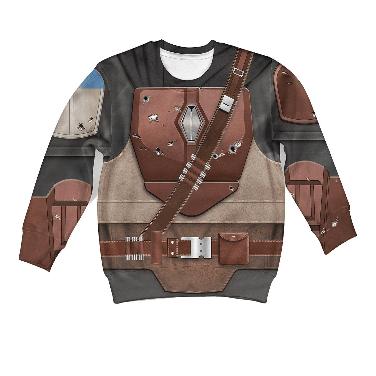 CustomsPig Mandalorian Costumes Hoodie Sweatshirt T-shirt Kid Tops