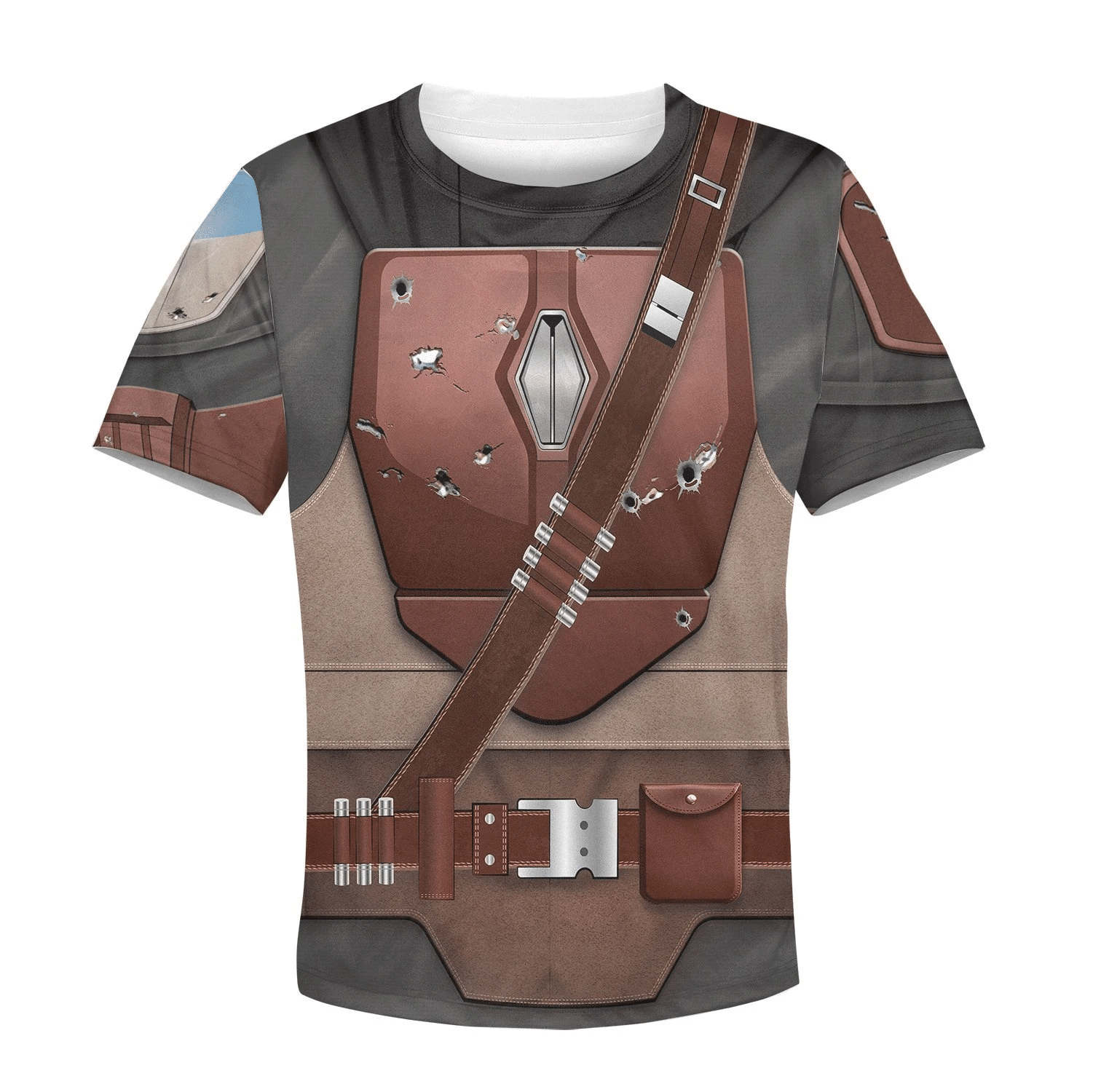 CustomsPig Mandalorian Costumes Hoodie Sweatshirt T-shirt Kid Tops