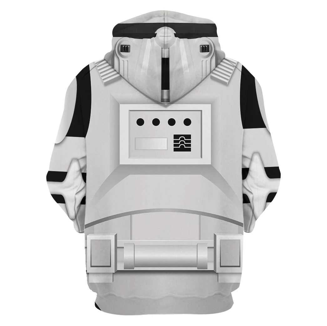 CustomsPig Stormtrooper SD Costumes Hoodie Sweatshirt T-Shirt Tracksuit