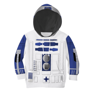 CustomsPig R2 D2  Star Wars Hoodie Sweatshirt T-shirt Kid Tops
