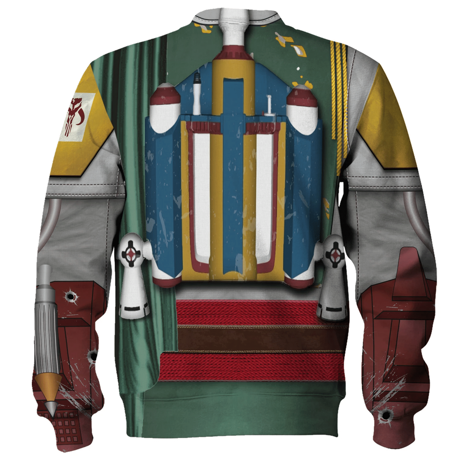 CustomsPig Boba Fett Costumes Hoodie Sweatshirt T-Shirt Tracksuit
