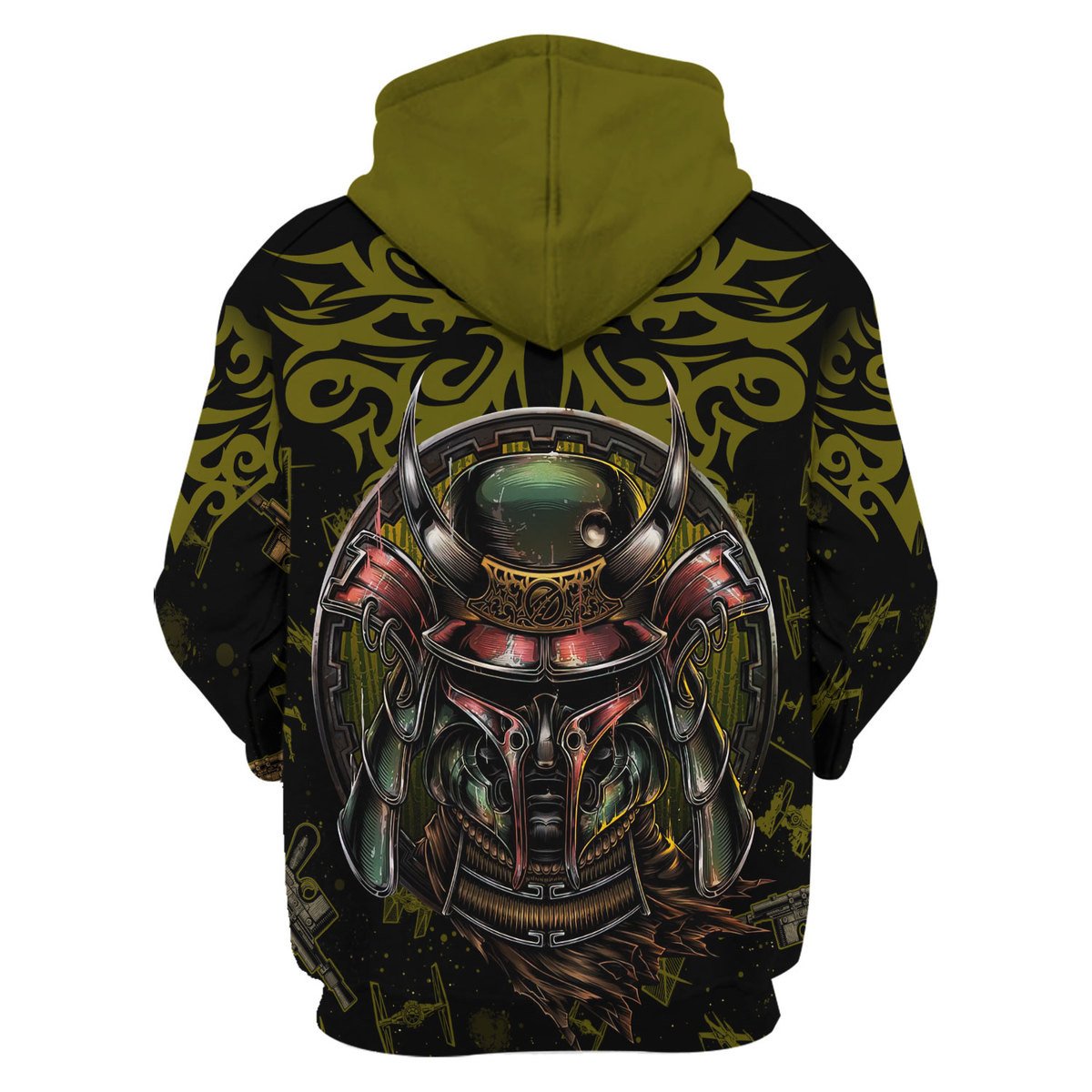 Boba Fet Samurai Hoodies Pullover Sweatshirt Tracksuit