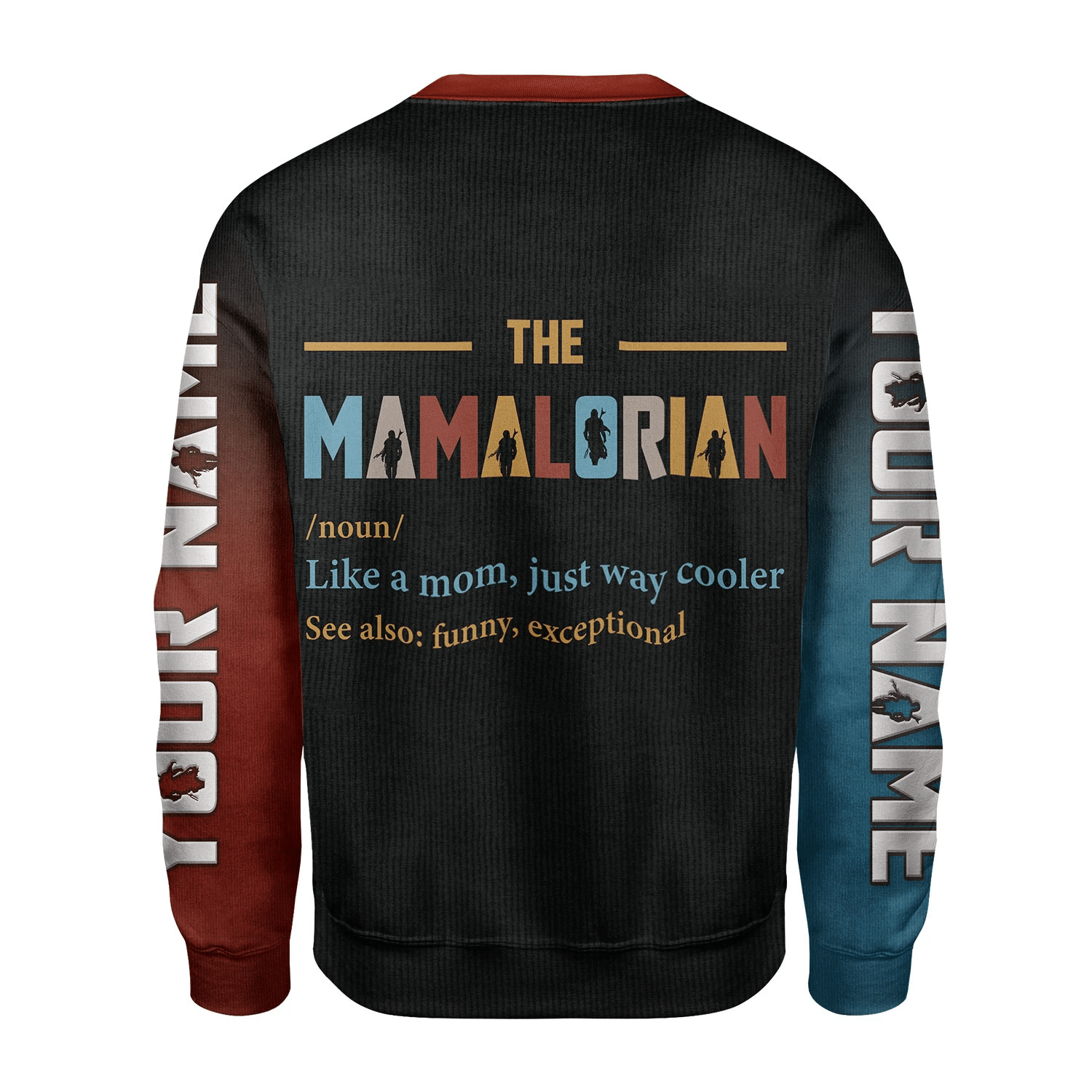 CustomsPig Mamalorian  Costumes Hoodie Sweatshirt T-Shirt Tracksuit