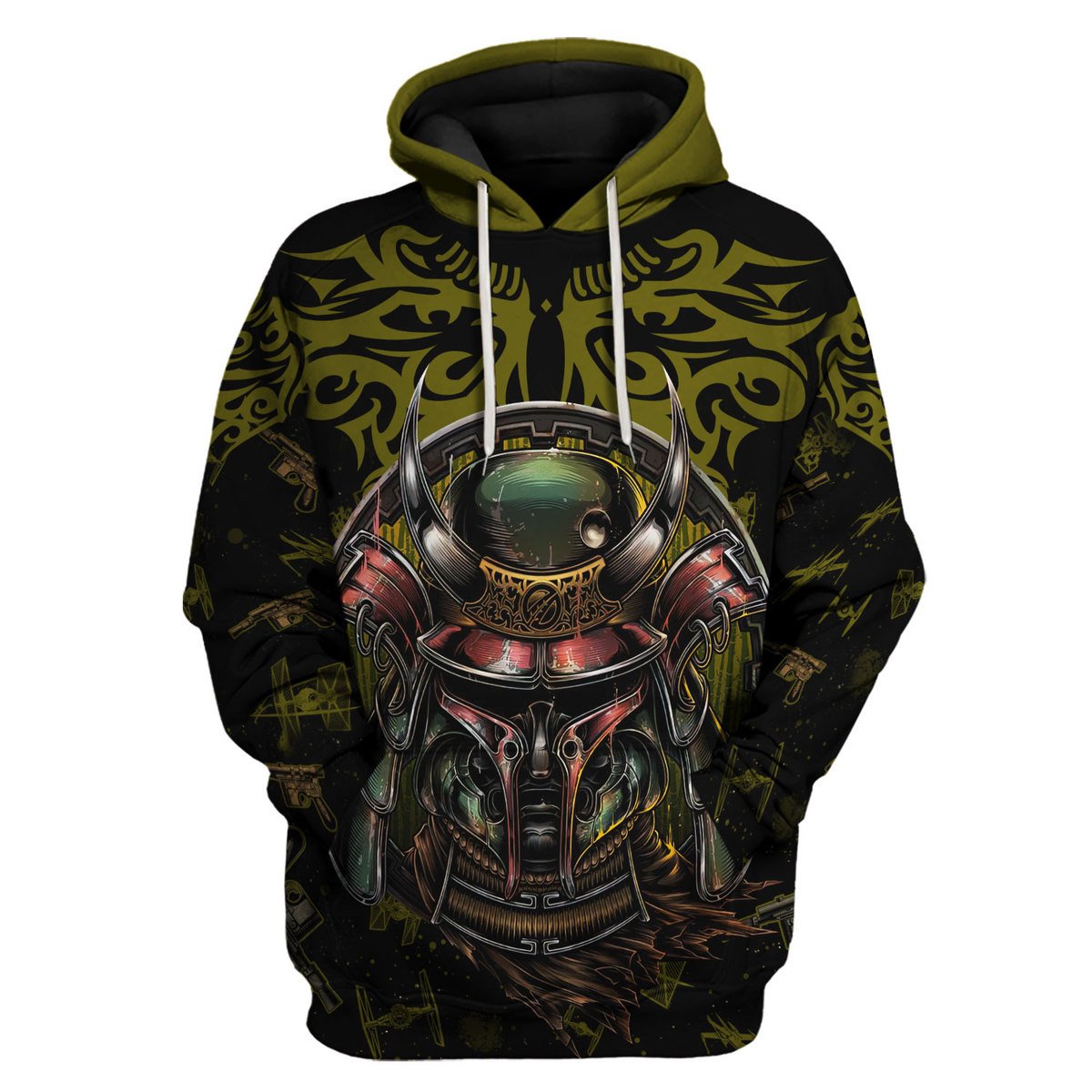 Boba Fet Samurai Hoodies Pullover Sweatshirt Tracksuit