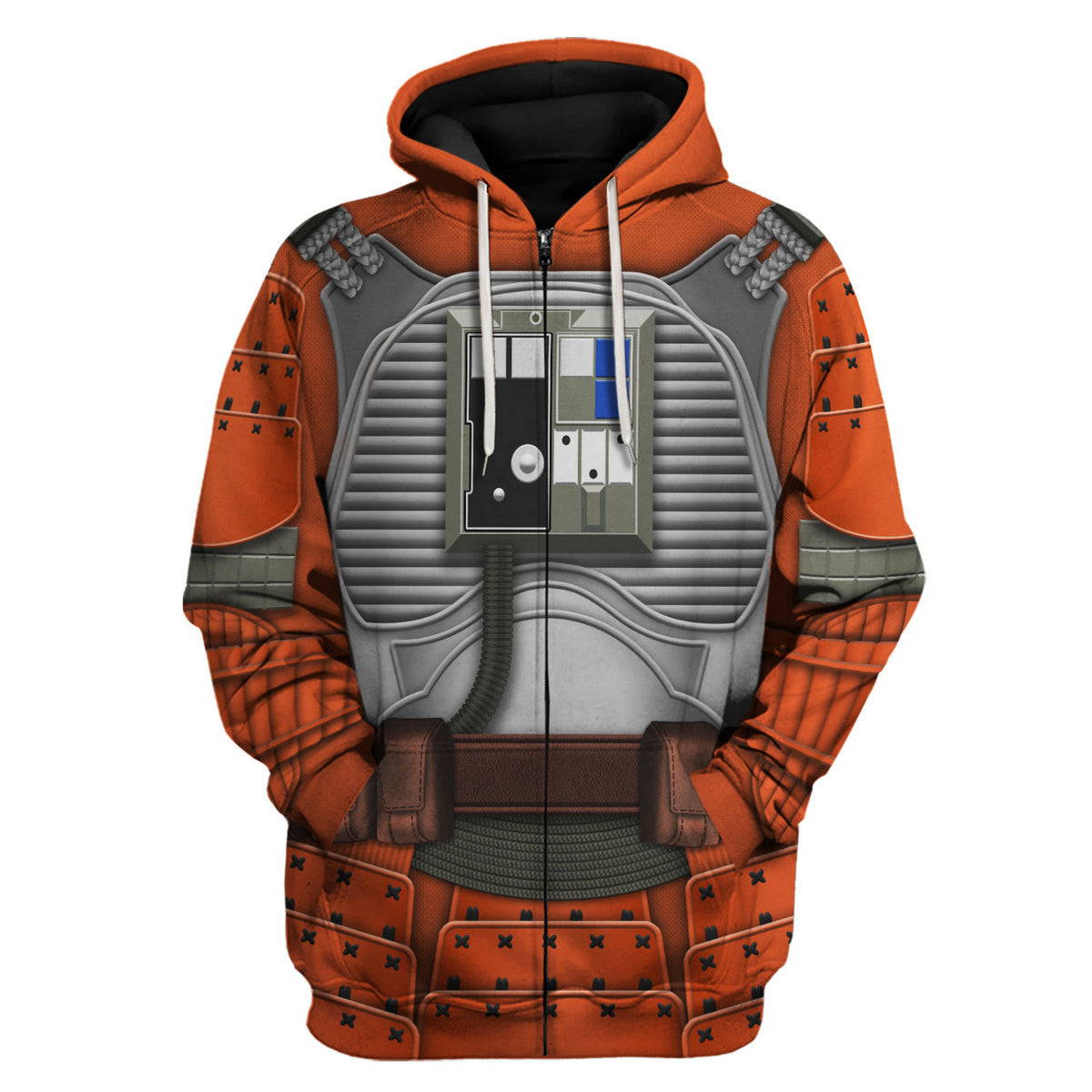 CustomsPig Rebel Pilot Samurai Costumes Hoodie Sweatshirt T-Shirt Tracksuit
