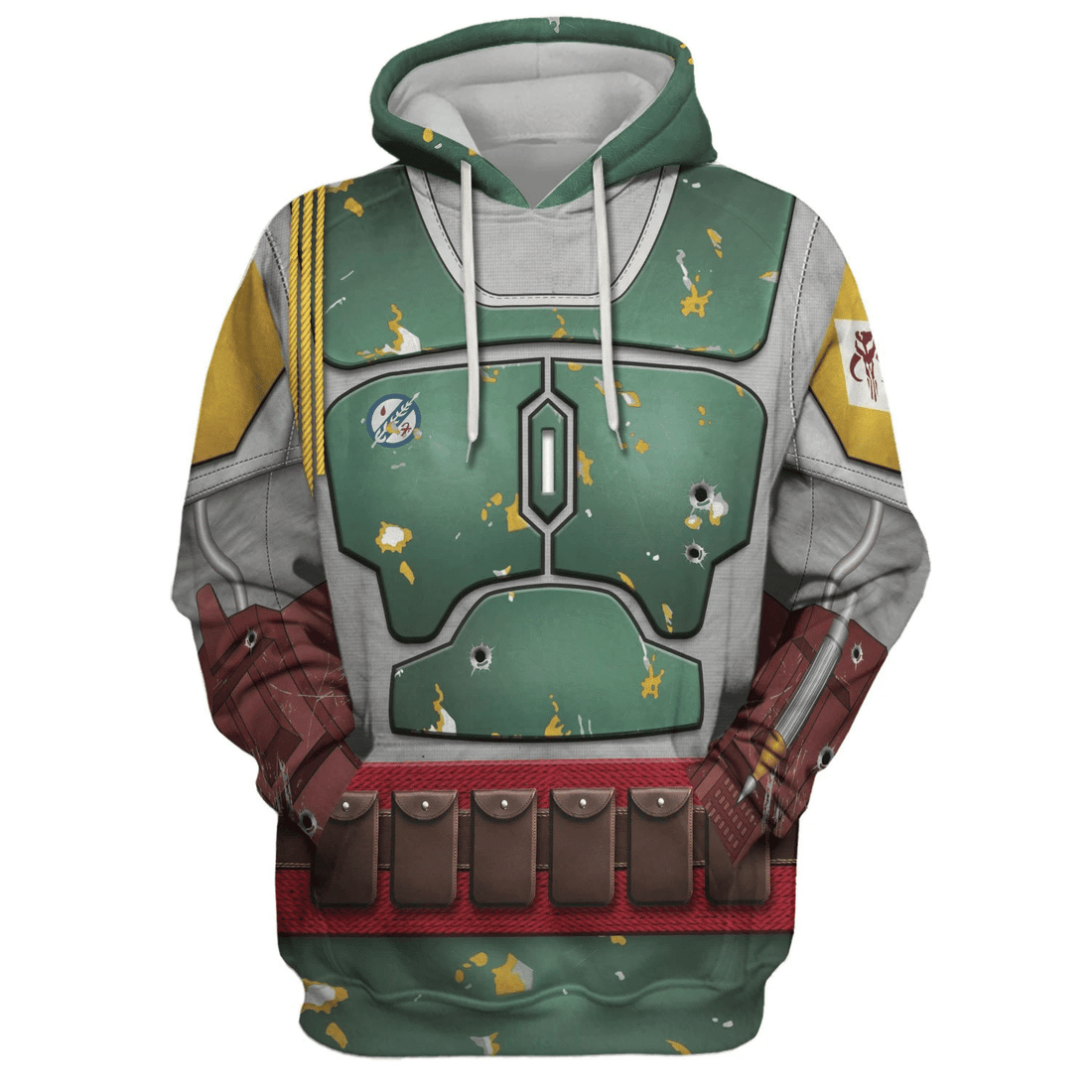 CustomsPig Boba Fett Costumes Hoodie Sweatshirt T-Shirt Tracksuit