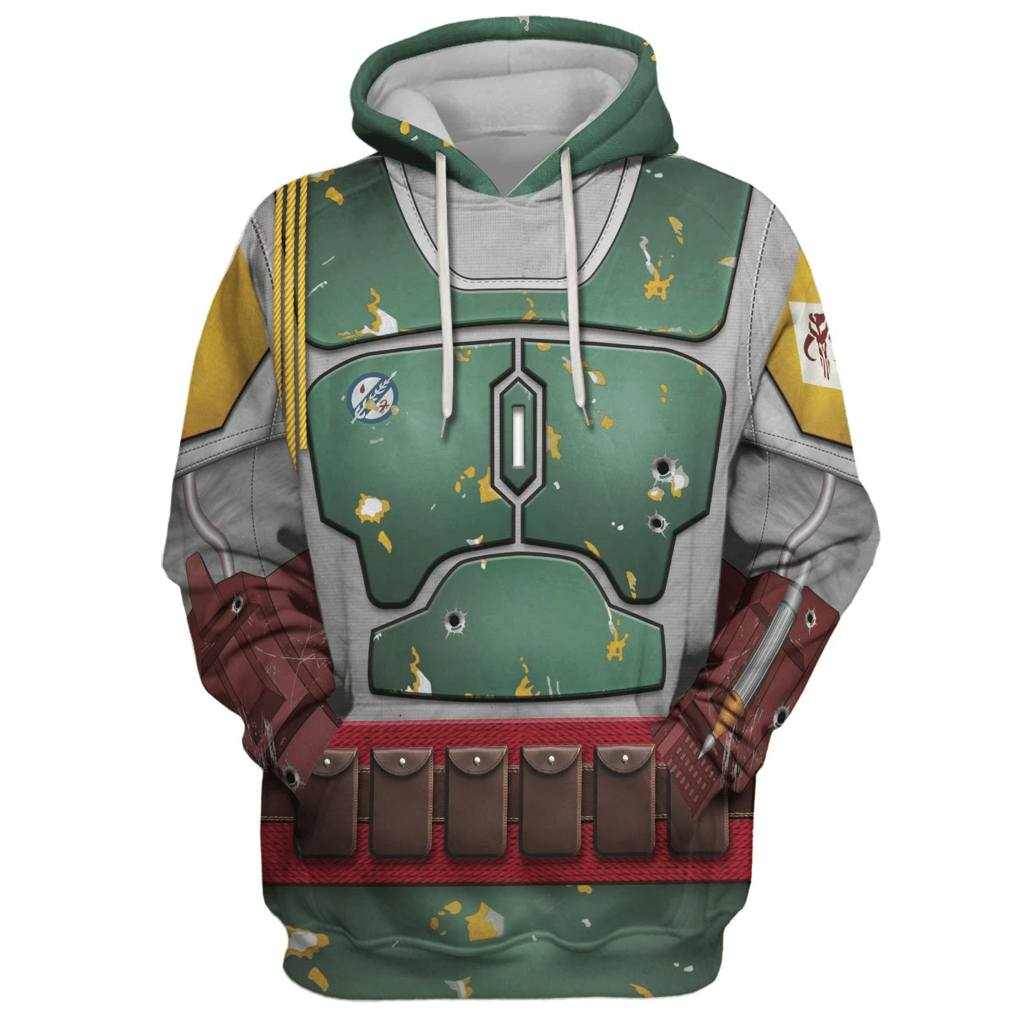 CustomsPig Boba Fett Costumes Hoodie Sweatshirt T-Shirt Tracksuit