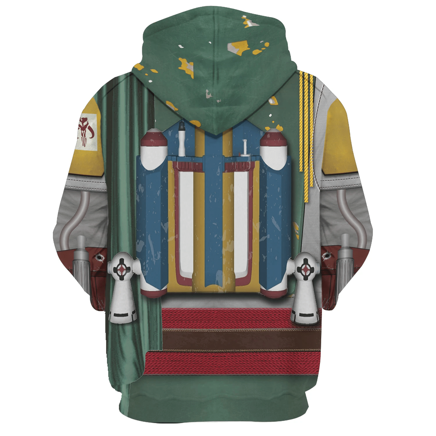 CustomsPig Boba Fett Costumes Hoodie Sweatshirt T-Shirt Tracksuit