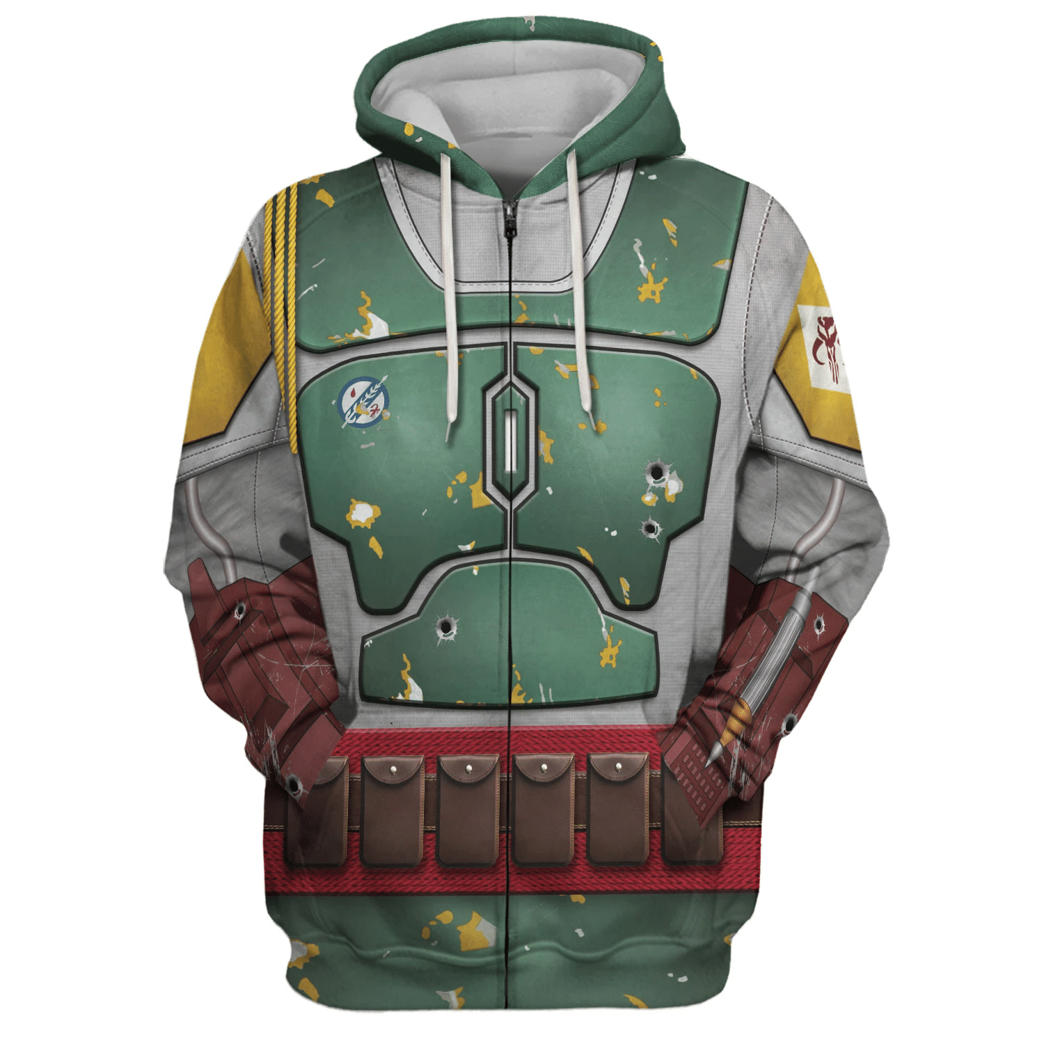 CustomsPig Boba Fett Costumes Hoodie Sweatshirt T-Shirt Tracksuit