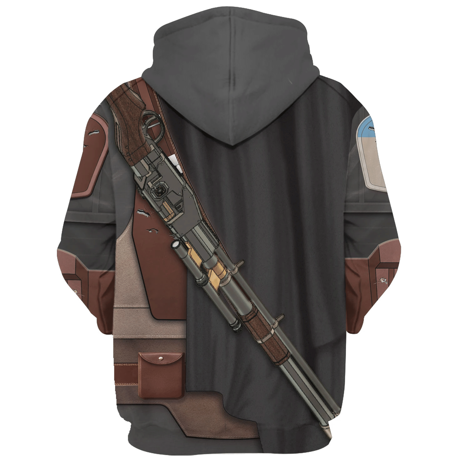 CustomsPig Mandalorian  Costumes Hoodie Sweatshirt T-Shirt Tracksuit