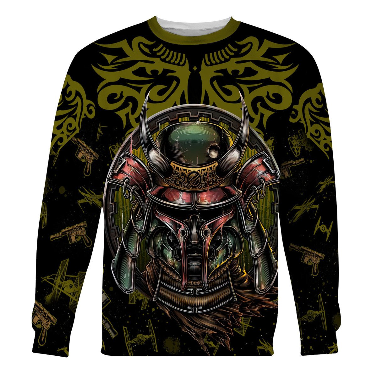 Boba Fet Samurai Hoodies Pullover Sweatshirt Tracksuit