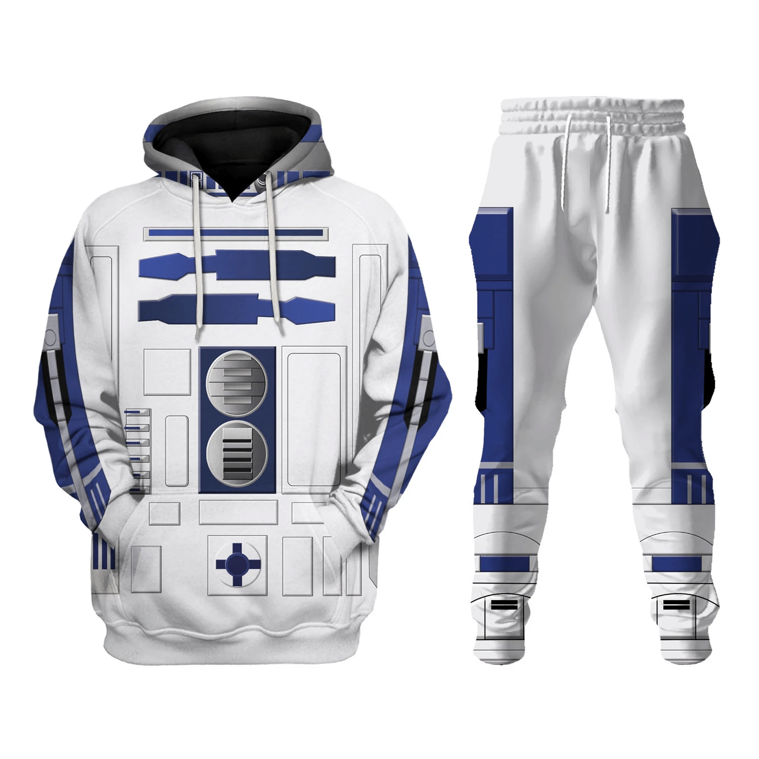 CustomsPig R2 D2  Costumes Hoodie Sweatshirt T-Shirt Tracksuit