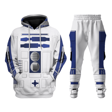 CustomsPig R2 D2  Costumes Hoodie Sweatshirt T-Shirt Tracksuit