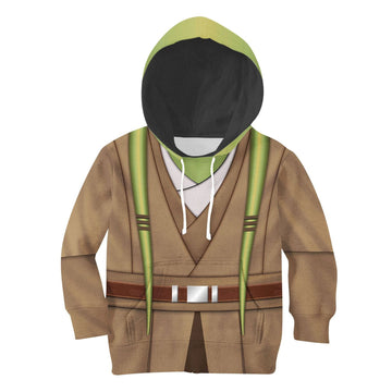 CustomsPig Kit Fisto  Star Wars Hoodie Sweatshirt T-shirt Kid Tops