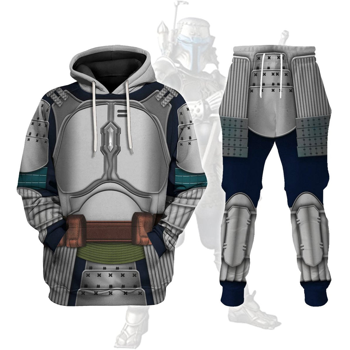 Jango Fet Samurai Hoodies Pullover Sweatshirt Tracksuit