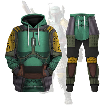 Boba Fet Samurai Hoodies Pullover Sweatshirt Tracksuit