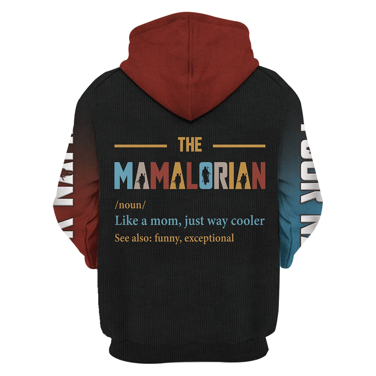 CustomsPig Mamalorian  Costumes Hoodie Sweatshirt T-Shirt Tracksuit