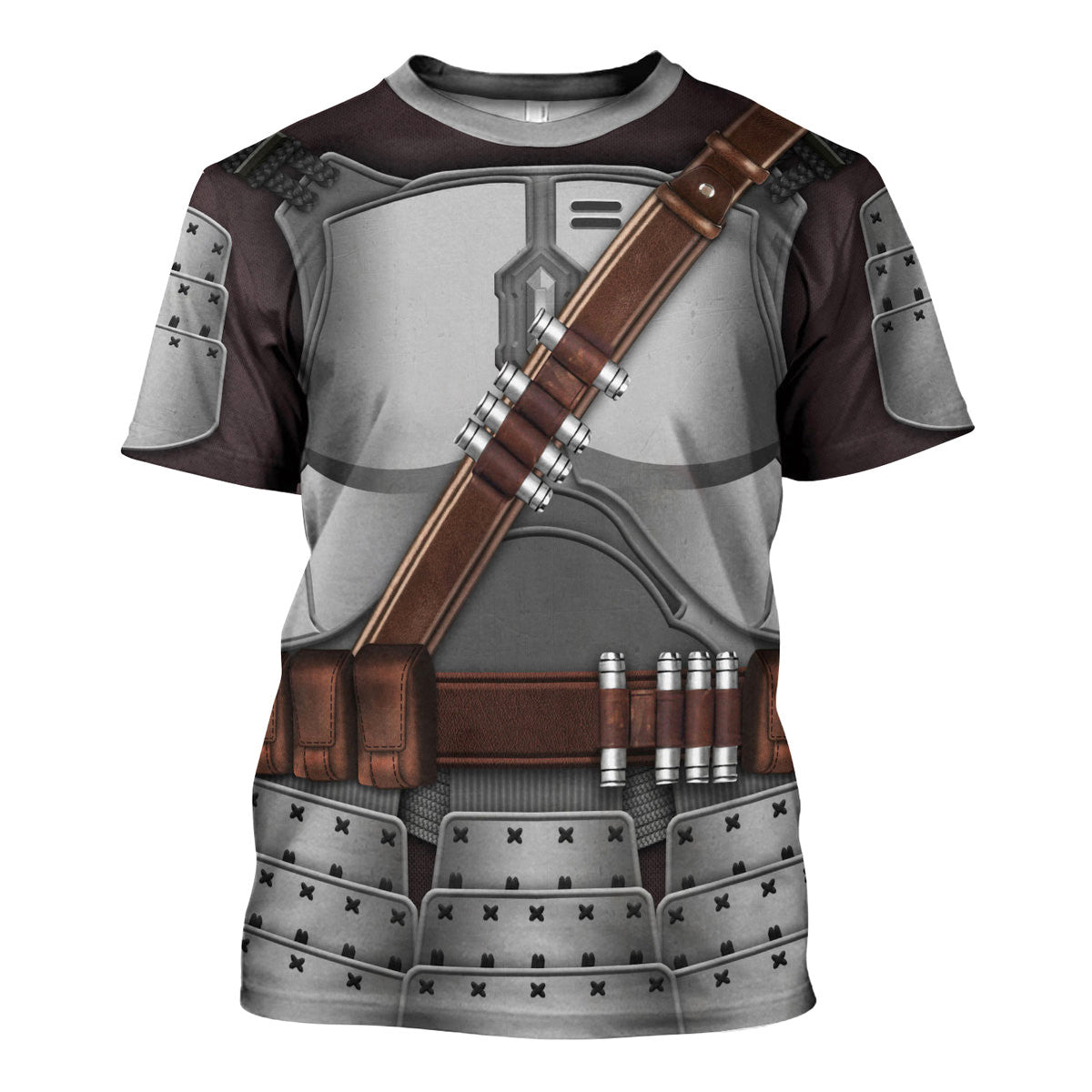 CustomsPig Beskar Mandalorian Samurai  Costumes Hoodie Sweatshirt T-Shirt Tracksuit