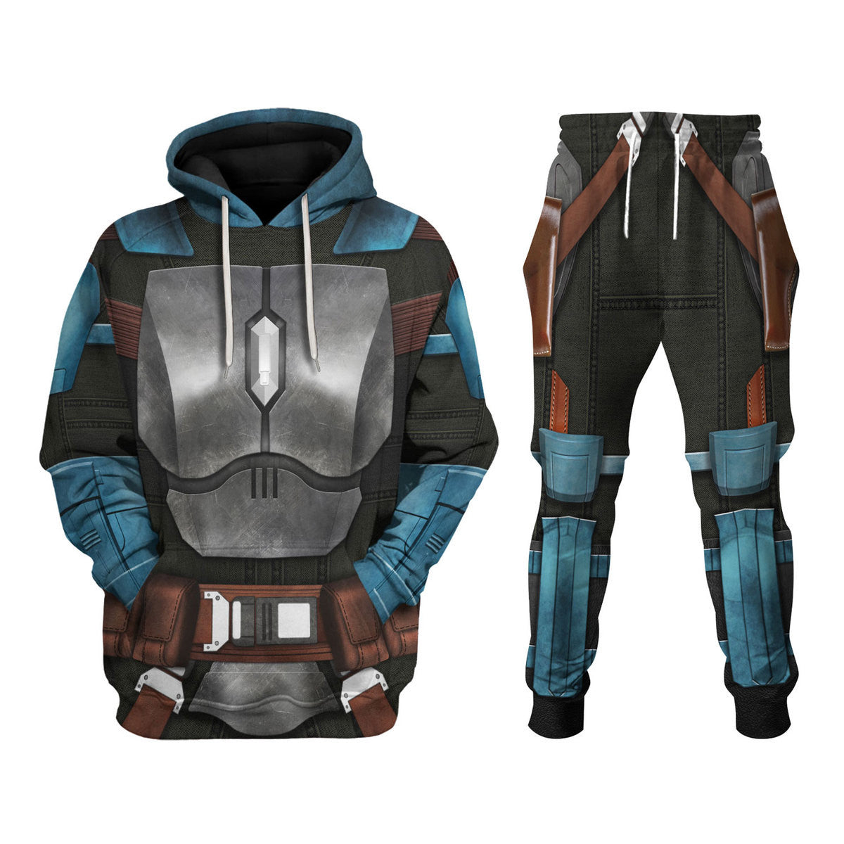 CustomsPig Bo-Katan Costumes Hoodie Sweatshirt T-Shirt Tracksuit