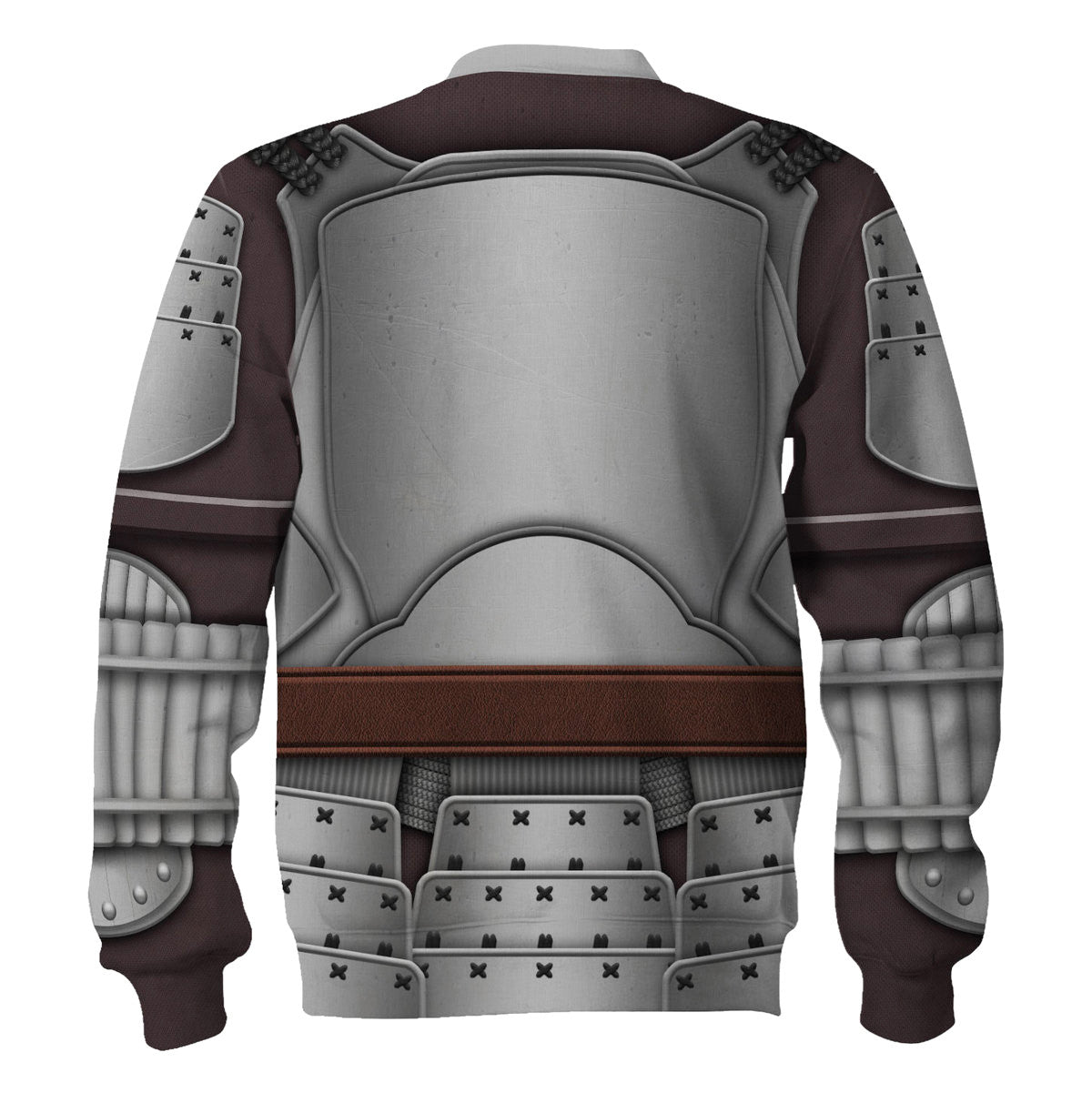 CustomsPig Beskar Mandalorian Samurai  Costumes Hoodie Sweatshirt T-Shirt Tracksuit