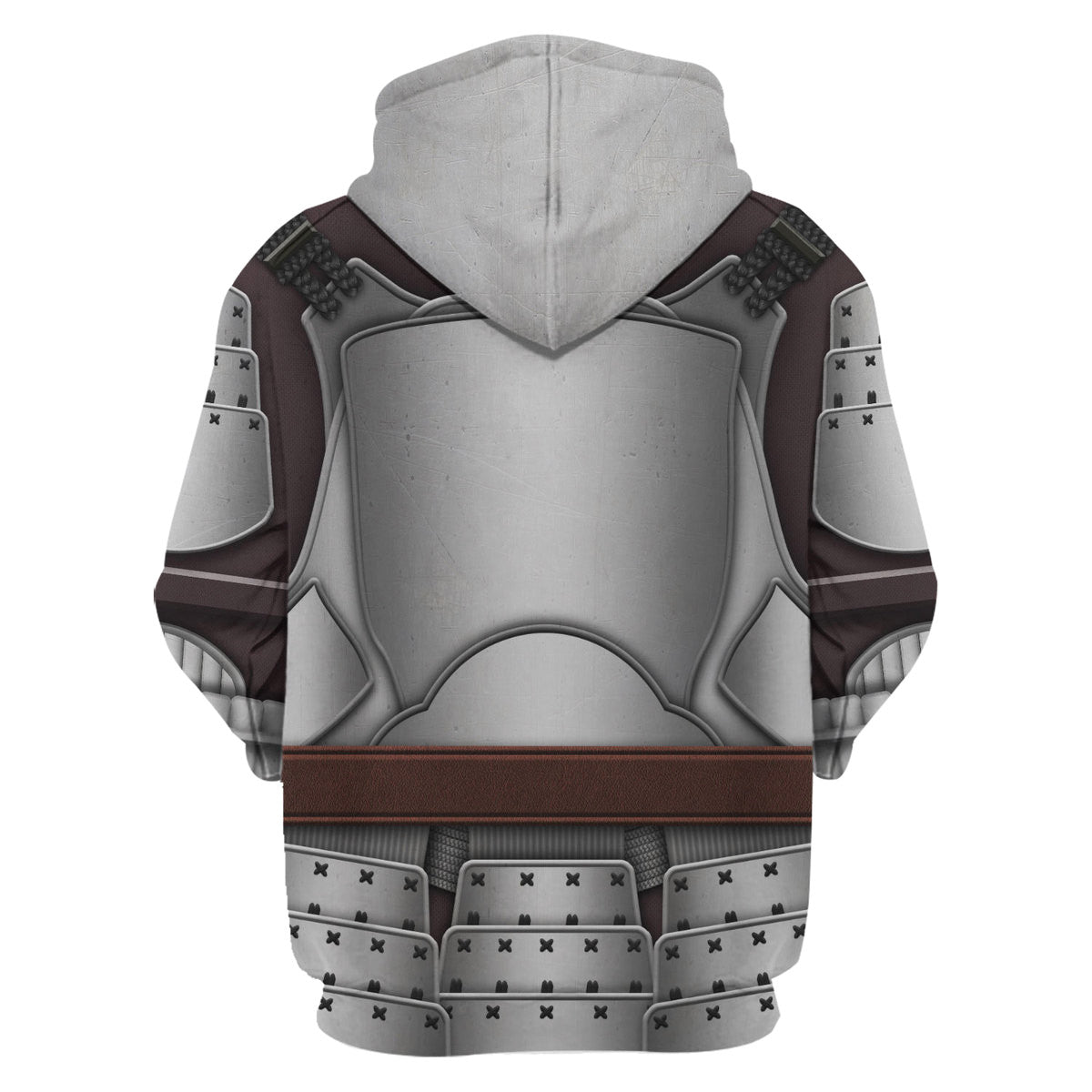 CustomsPig Beskar Mandalorian Samurai  Costumes Hoodie Sweatshirt T-Shirt Tracksuit