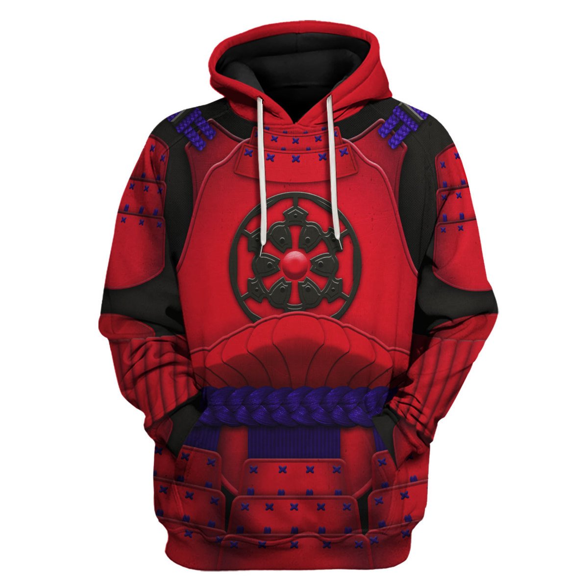 Ashigaru Red Akazonae Koyal Guard Hoodies Pullover Sweatshirt Tracksuit