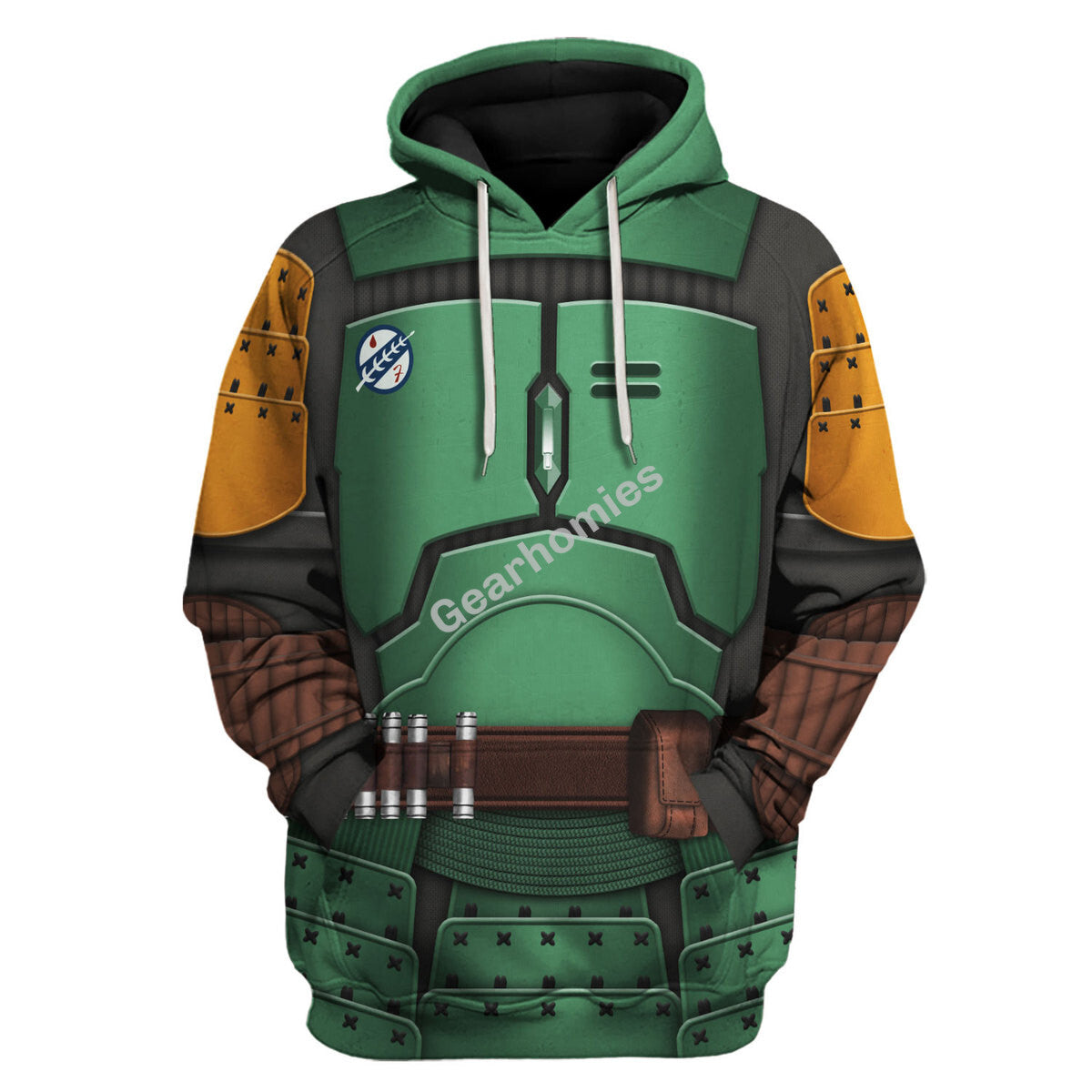 CustomsPig The Book of Boba Fett Samurai Costumes Hoodie Sweatshirt T-Shirt Tracksuit