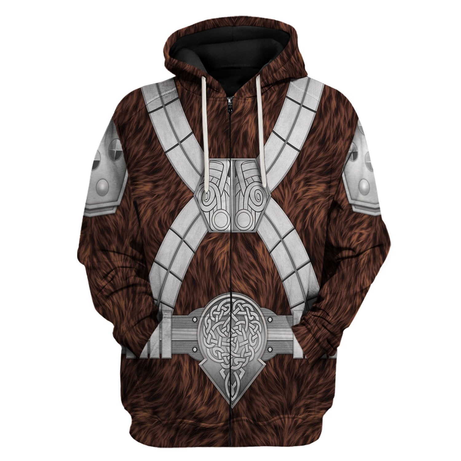 Black Krrsantan Hoodies Pullover Sweatshirt Tracksuit, Brown