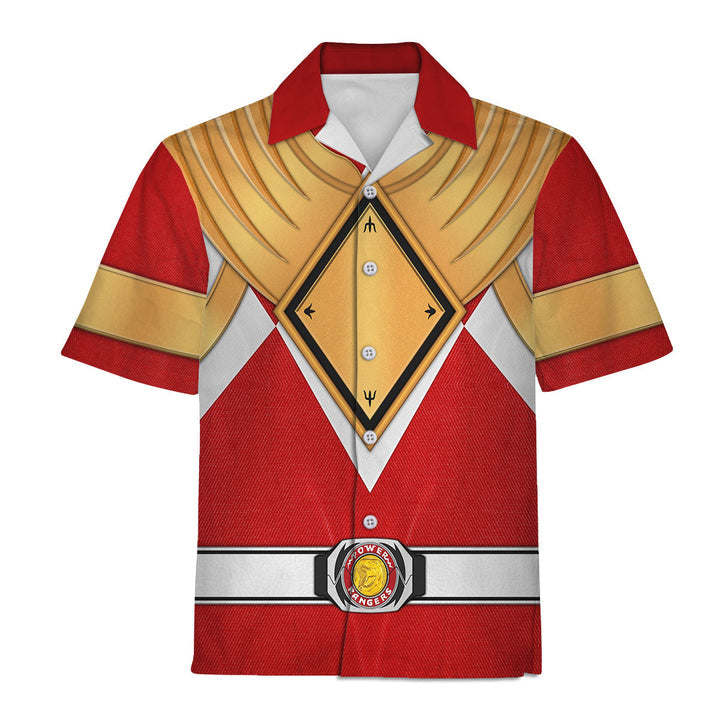 CustomsPig Red Ranger Dragon Shield Costumes Hoodie Sweatshirt T-shirt Tracksuit