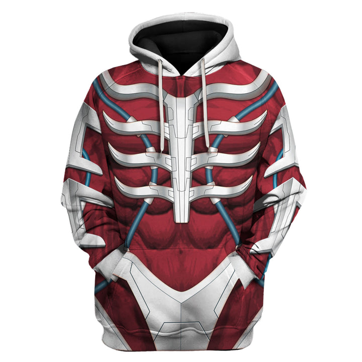 CustomsPig Lord Zedd Mighty Morphin Costumes Hoodie Sweatshirt T-shirt Tracksuit