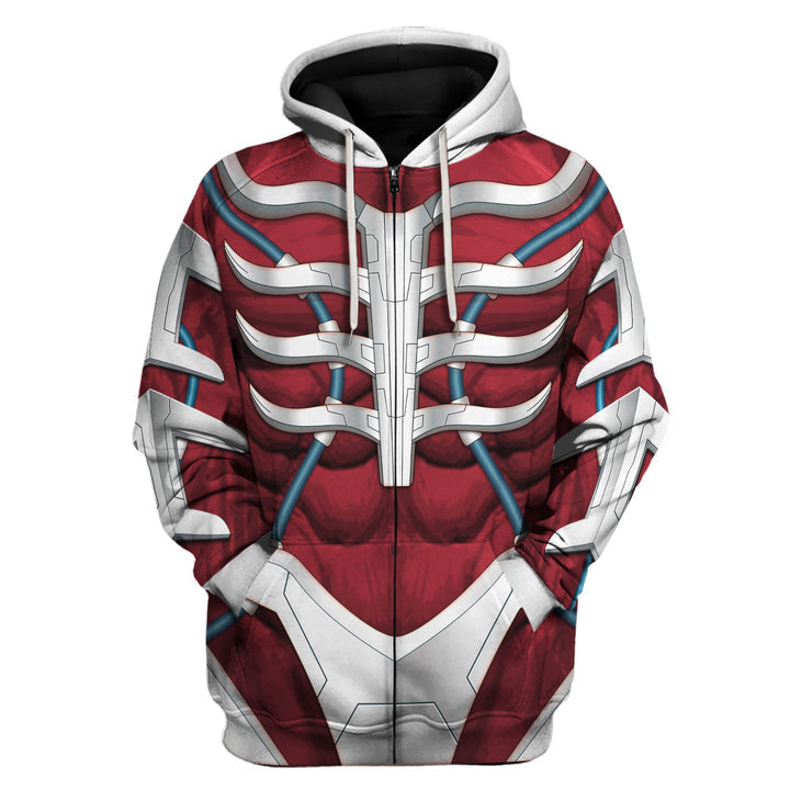CustomsPig Lord Zedd Mighty Morphin Costumes Hoodie Sweatshirt T-shirt Tracksuit