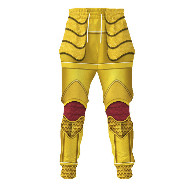 CustomsPig Goldar Mighty Morphin Costumes Hoodie Sweatshirt T-shirt Tracksuit