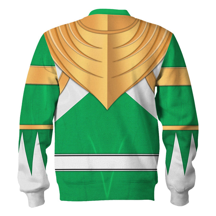 CustomsPig Green Ranger Dragon Shield Costumes Hoodie Sweatshirt T-shirt Tracksuit