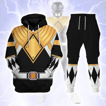 CustomsPig Black Ranger Dragon Shield Costumes Hoodie Sweatshirt T-shirt Tracksuit