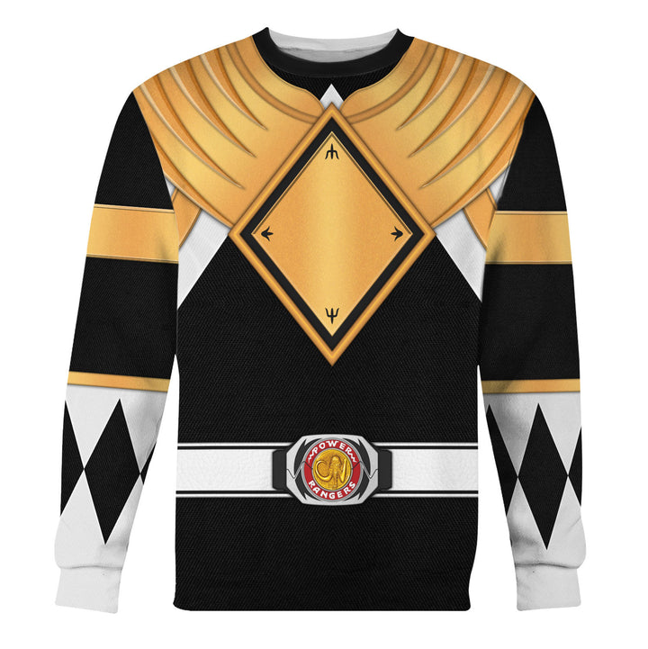 CustomsPig Black Ranger Dragon Shield Costumes Hoodie Sweatshirt T-shirt Tracksuit