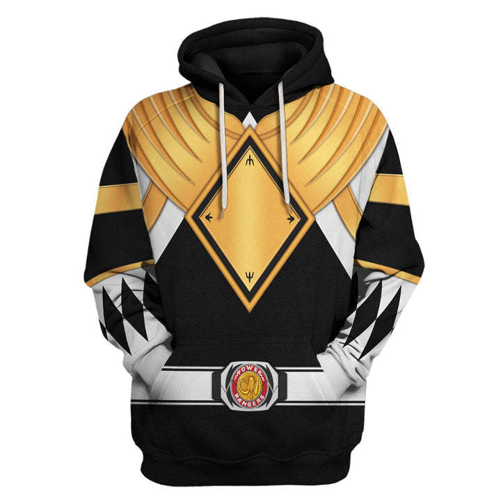 CustomsPig Black Ranger Dragon Shield Costumes Hoodie Sweatshirt T-shirt Tracksuit