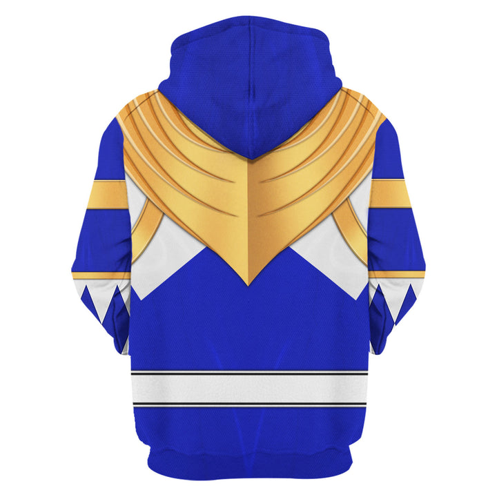 CustomsPig Blue Ranger Dragon Shield Costumes Hoodie Sweatshirt T-shirt Tracksuit