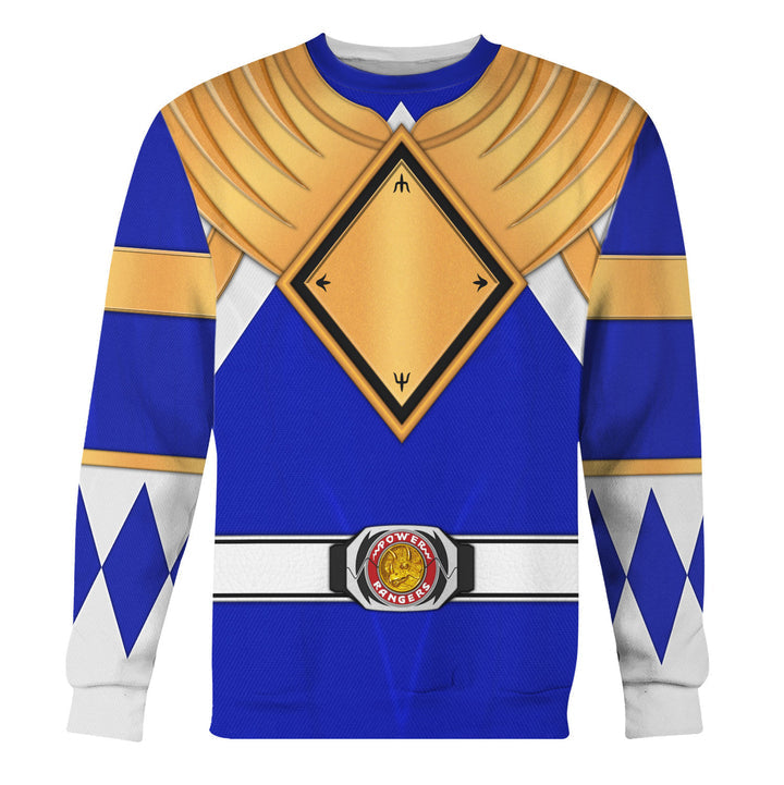 CustomsPig Blue Ranger Dragon Shield Costumes Hoodie Sweatshirt T-shirt Tracksuit