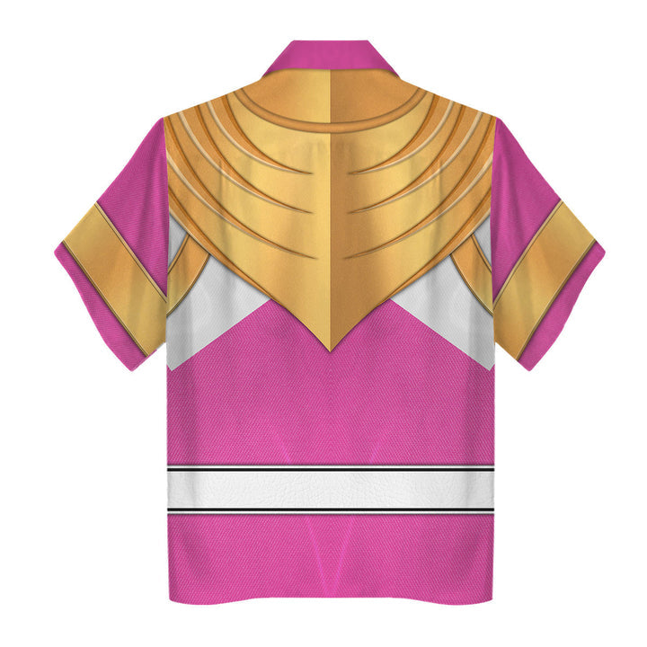 CustomsPig Pink Ranger Dragon Shield Costumes Hoodie Sweatshirt T-shirt Tracksuit