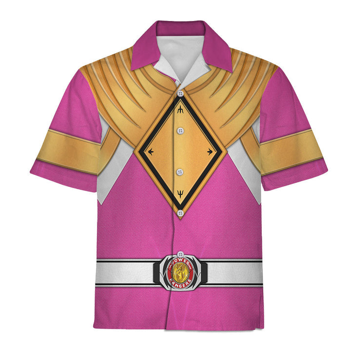CustomsPig Pink Ranger Dragon Shield Costumes Hoodie Sweatshirt T-shirt Tracksuit