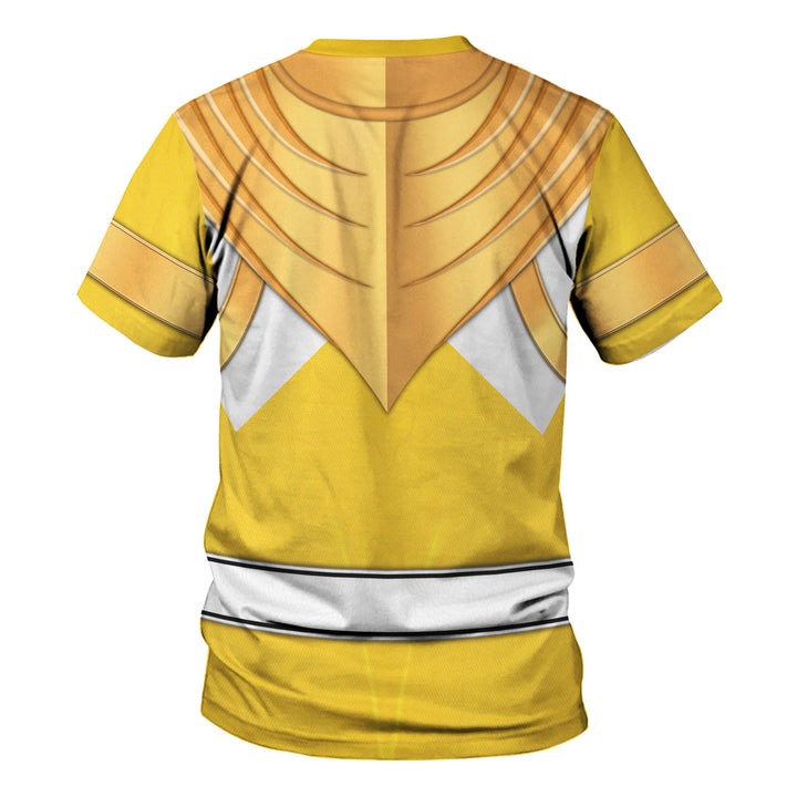 CustomsPig Yellow Ranger Dragon Shield Costumes Hoodie Sweatshirt T-shirt Tracksuit
