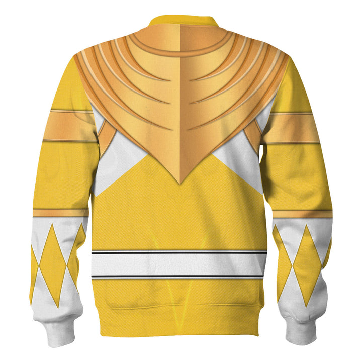 CustomsPig Yellow Ranger Dragon Shield Costumes Hoodie Sweatshirt T-shirt Tracksuit
