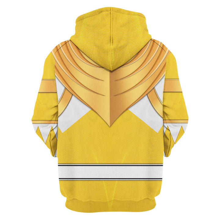 CustomsPig Yellow Ranger Dragon Shield Costumes Hoodie Sweatshirt T-shirt Tracksuit