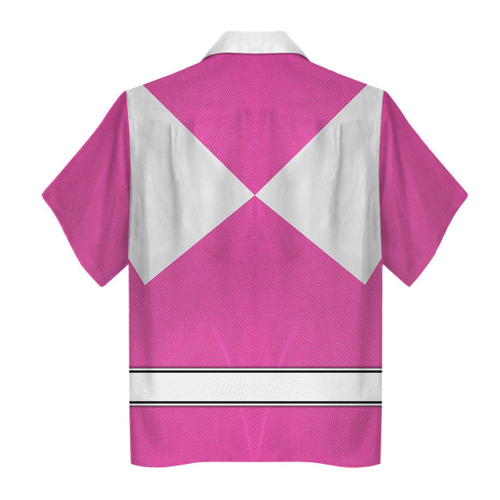 CustomsPig Pink Ranger Mighty Morphin Costumes Hoodie Sweatshirt T-shirt Tracksuit