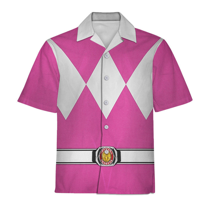 CustomsPig Pink Ranger Mighty Morphin Costumes Hoodie Sweatshirt T-shirt Tracksuit