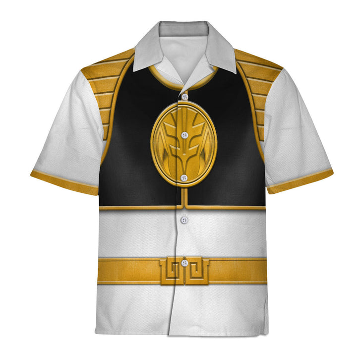 CustomsPig White Ranger Mighty Morphin Costumes Hoodie Sweatshirt T-shirt Tracksuit