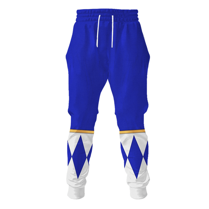 HumansBold Blue Ranger Dragon Shield Hockey Jersey
