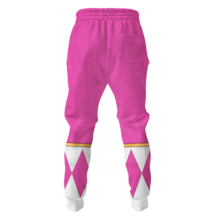 HumansBold Pink Ranger Dragon Shield Hockey Jersey