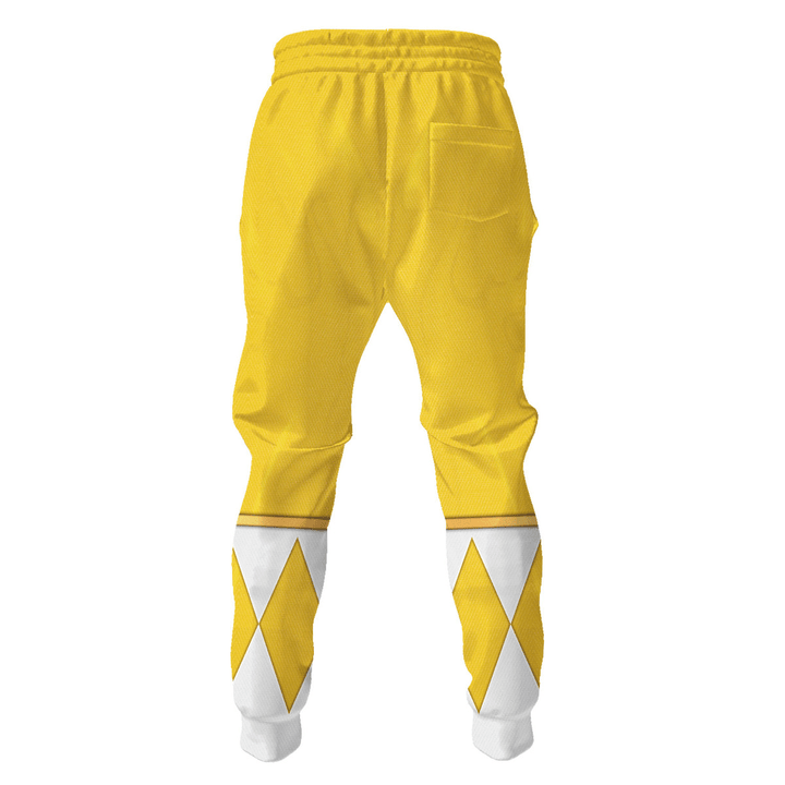 HumansBold Yellow Ranger Dragon Shield Hockey Jersey